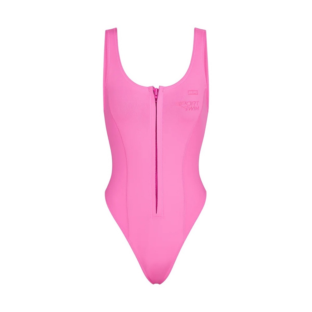 🔥NWT SKIMS Sport Swim Scoop Neck One Piece - Picture 2 of 14